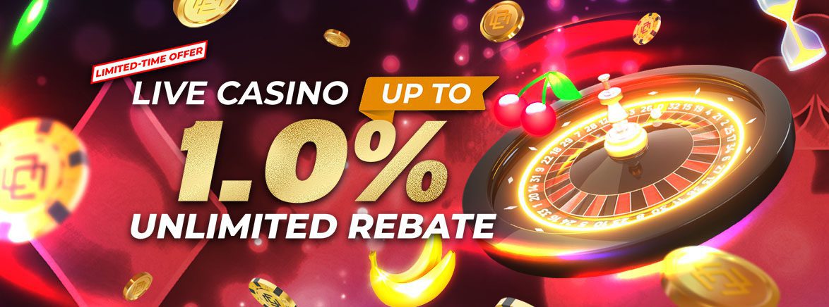 Casino 1.0% Unlimited Daily Rebate Casino 1.0% Unlimited Daily Rebate