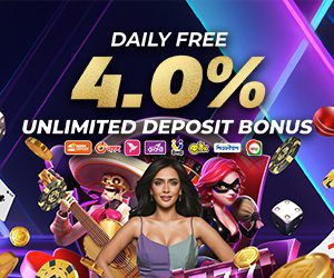 Daily Free 4.0% Unlimited Bonus Deposit